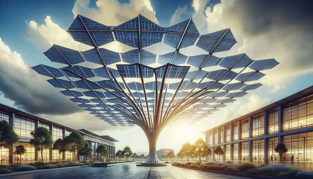 Ombrière photovoltaïque : fonctionnalités et intégration architecturale