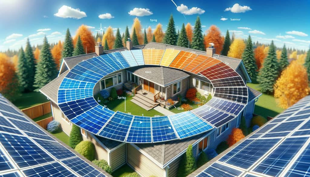Optimiser l'inclinaison de votre panneau solaire saison par saison