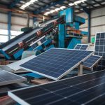 Les avancées technologiques dans le recyclage des panneaux solaires.